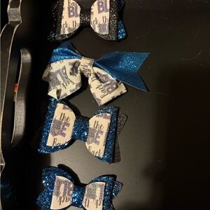 Back the Blue Hair Bows